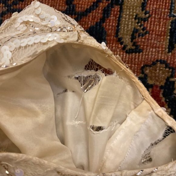 Vintage Adolfo New York Peplum Sequin Top | Size XS - Picture 5 of 5